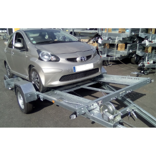 Rimorchio trasporto auto Milestone JPV1000 Serie 18 (1000 kg)
