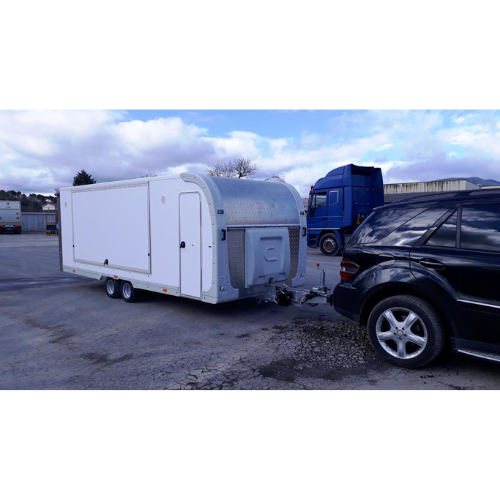 Rimorchio trasporto auto carenato Cresci FAE25L (fino a 3000 kg)