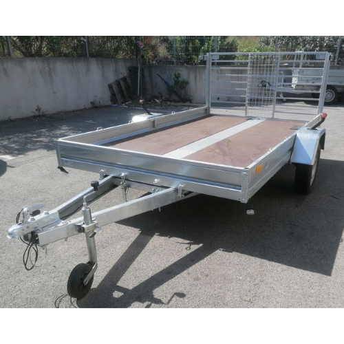 Rimorchio pianale basculante multiuso Boro BOP 737 (500 – 750 kg)
