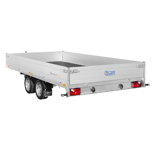 Rimorchio pianale con sponde Saris PL40620435002 (3500 kg)
