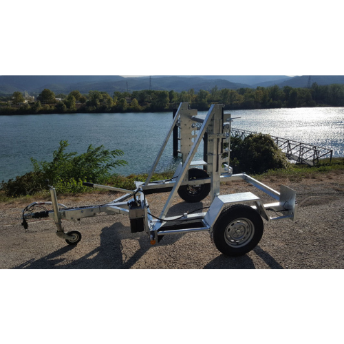Rimorchio porta bobine idraulico JAPTH1500SSTF (1500 kg)