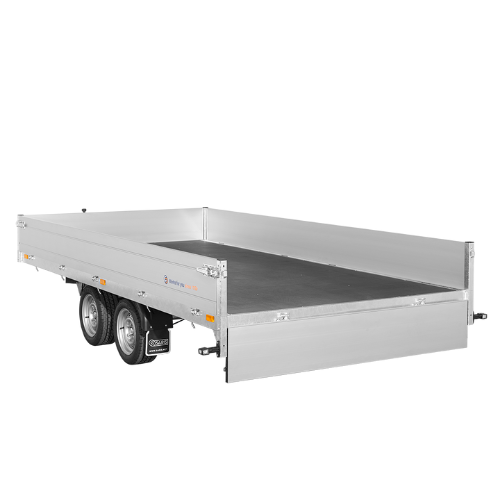 Rimorchio pianale con sponde Saris PL40620435002 (3500 kg)