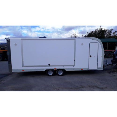 Rimorchio trasporto auto carenato Cresci FAE25L (fino a 3000 kg)