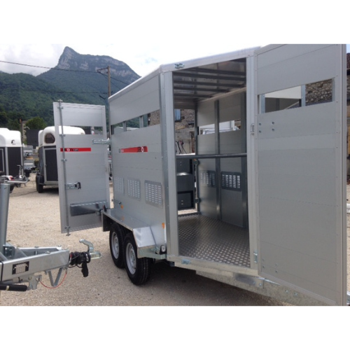 Rimorchio trasporto bestiame JPA35 ALU B06018 (3500 kg)