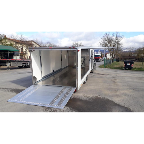 Rimorchio trasporto auto carenato Cresci FAE25L (fino a 3000 kg)