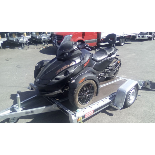 Rimorchio porta moto Martz TEMA ribaltabile idraulico