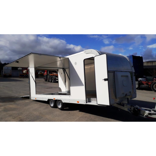 Rimorchio trasporto auto carenato Cresci FAE25L (fino a 3000 kg)