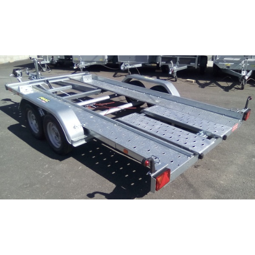 Rimorchio trasporto auto Milestone JPV750 Serie 18 (750 kg)