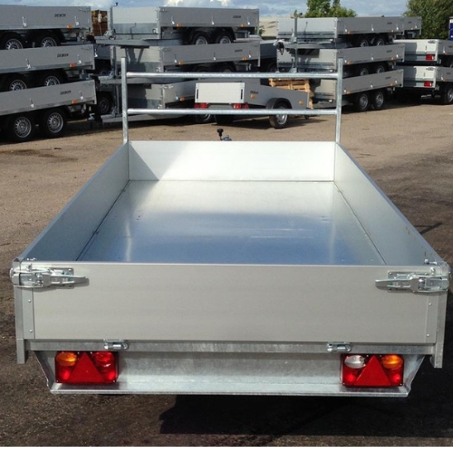 Rimorchio ribaltabile elettrico Debon PW 1.2 LUX (1000 – 2000 kg)
