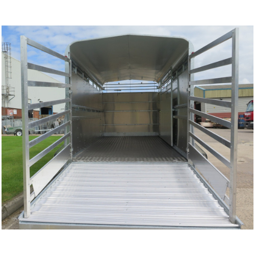 Rimorchio trasporto bestiame Indespension LV35126 (3500 kg)