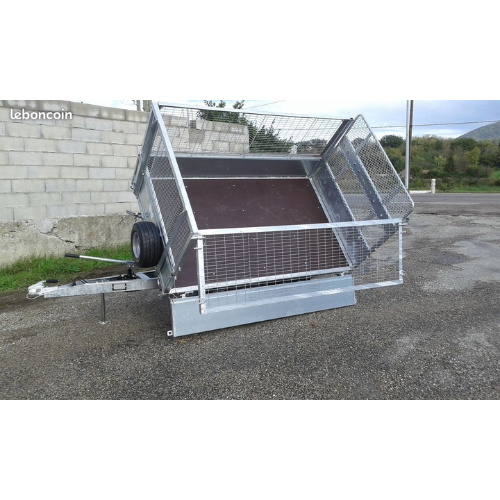 Rimorchio ribaltabile Bateson 72H (750 kg – 2 assi)