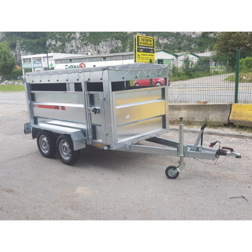 Rimorchio trasporto bestiame JPA B06003 (2 assi)