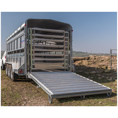 Rimorchio trasporto bestiame Indespension LV35146TRI (3 assi – 3500 kg)