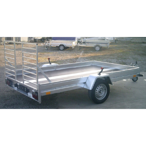 Rimorchio pianale basculante multiuso Boro BOP 737H (1300 kg)