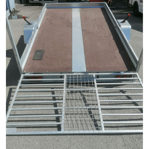 Rimorchio pianale basculante multiuso Boro BOP 737H (1300 kg)