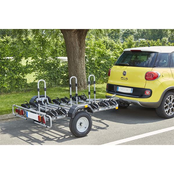 Portabiciclette da gancio traino Mottez per 6 biciclette