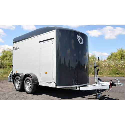 Rimorchio furgonato Debon Roadster C500 ALU (porta laterale – 1100/2000 kg)