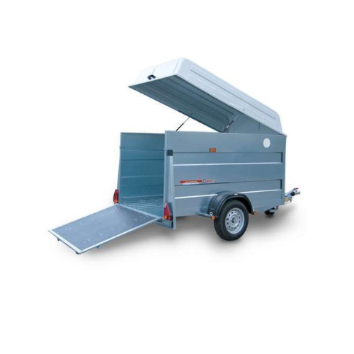 Rimorchio furgonato Cresci PT6F (750 kg – asse frenato)