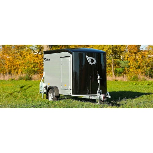 Rimorchio furgonato Debon C255 V2 ALU (porta laterale – 750/1300 kg)