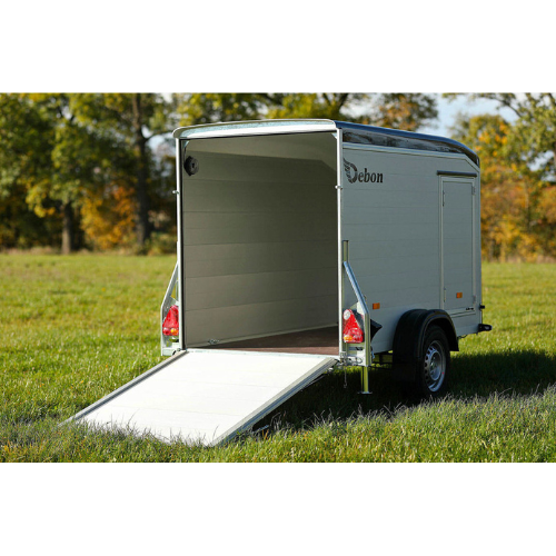 Rimorchio furgonato Debon C255 V2 ALU (porta laterale – 750/1300 kg)