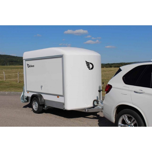 Rimorchio furgonato Debon Roadster C300 (Polyester + Hatchback – 750/1300 kg)