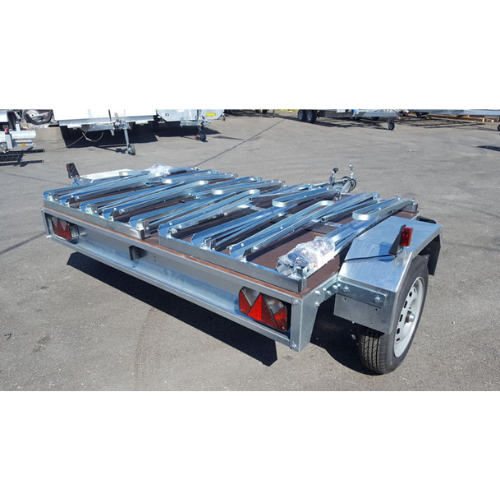 Rimorchio trasporto biciclette 9 posti (500 kg)