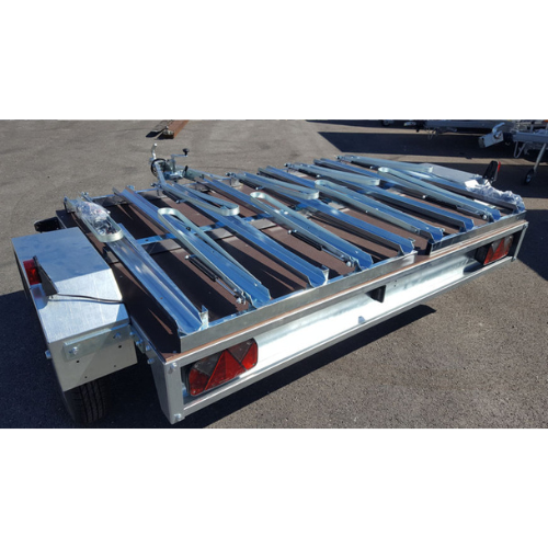 Rimorchio trasporto biciclette 9 posti (500 kg)