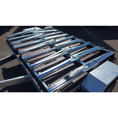 Rimorchio trasporto biciclette 9 posti (500 kg)