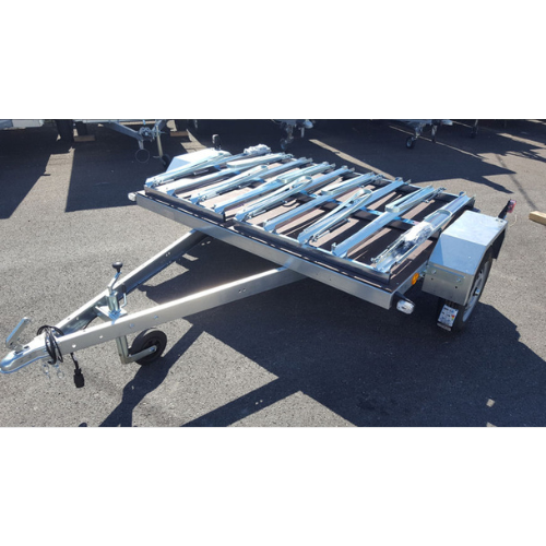 Rimorchio trasporto biciclette 9 posti (500 kg)