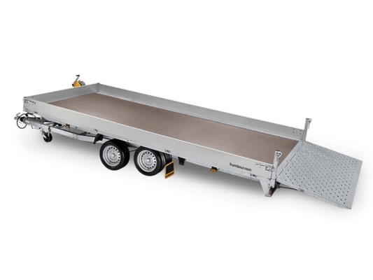 Rimorchio trasporto macchine 2 assi frenati MTK All Comfort Tandem