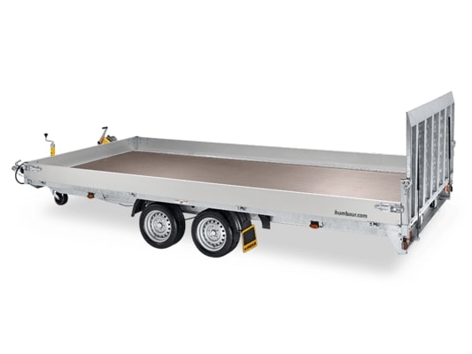Rimorchio trasporto macchine 2 assi frenati MTK All Comfort Tandem